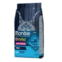 BWild Cat Low Grain Adult, анчоусы, 1,5 кг