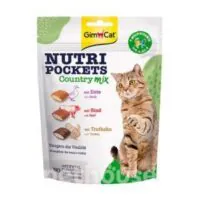 Gimcat Nutri Pockets Country микс мясных вкусов (150 г), лакомство для кошек, 150 г