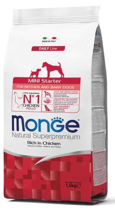 Monge Dog Mini Starter, мясо птицы, 1,5 кг