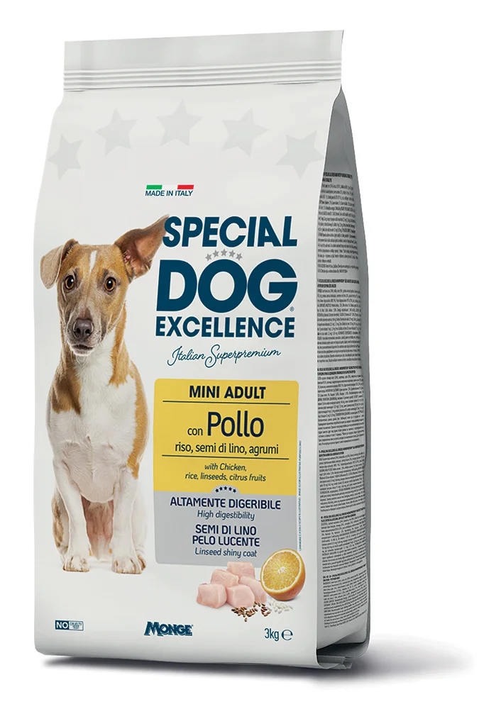 Special Dog Dry Excellence Mini Adult, курица, 3 кг