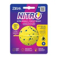 Zeus Nitro Weighted Ball, minge rezistentă pentru câini, delicată cu dinții, M