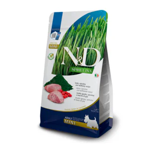 Farmina N&D Spirulina Dog с ягнёнком, спирулиной и годжи, сухой корм для собак мелких пород, 2 кг