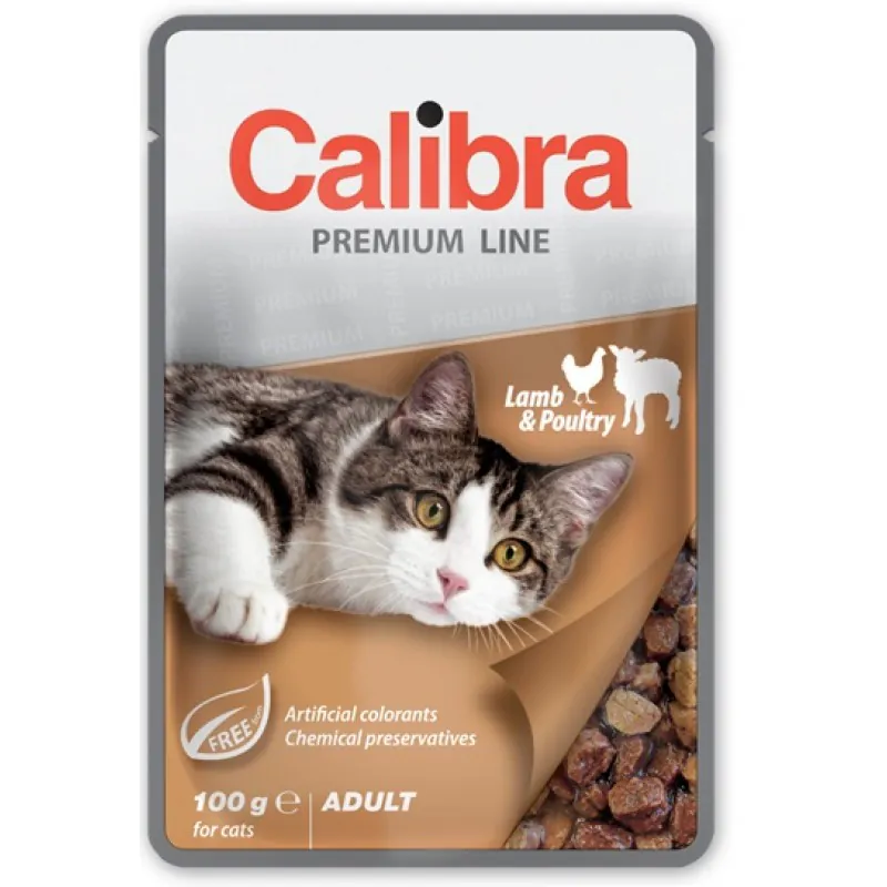 Calibra Premium Pouch Adult Lamb&Poultry 100g