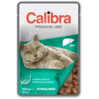 Calibra Premium Pouch Sterilised Liver 100g