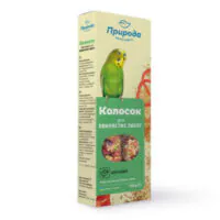 Колосок Овощной, палочки-лакомство для волнистых попугаев, 140 г