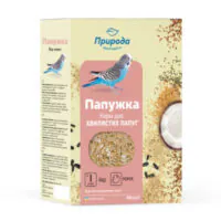 Папужка Йод+Кокос, корм для волнистых попугаев, 500 г