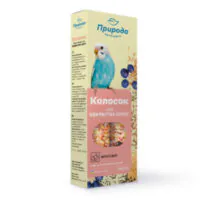 Колосок Фруктовый, палочки-лакомство для волнистых попугаев, 140 г