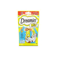 Dreamies подушечки с сыром и лососем лакомство для кошек, 60 г