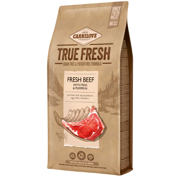 Carnilove Dog True Fresh, говядина, 11,4 кг