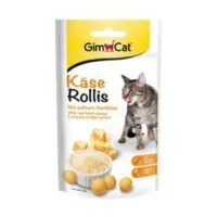Gimcat Mini-tabs со вкусом сыра, лакомство для кошек, 40 г