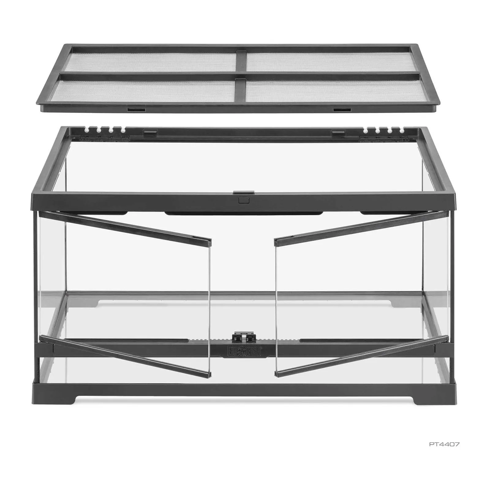 Exo Terra Pro Terrarium, terariu din sticlă pentru reptile, 60×45×30 cm