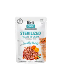 Brit Veterinary Diet Cat Sterilised Rabbit Pouch