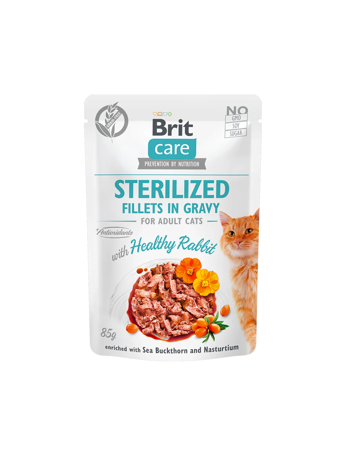 Brit Veterinary Diet Cat Sterilised Rabbit Pouch
