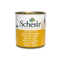 Schesir Dog, курица с тыквой, в желе, 285 г