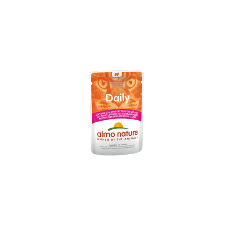 Almo Nature Daily, тунец с лососем, 70 г