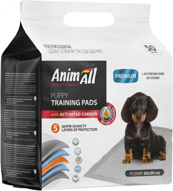AnimAll пелёнки с активированным углём