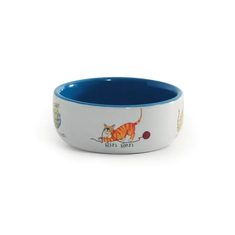 Beeztees Миска керамическая для кошек Decoration