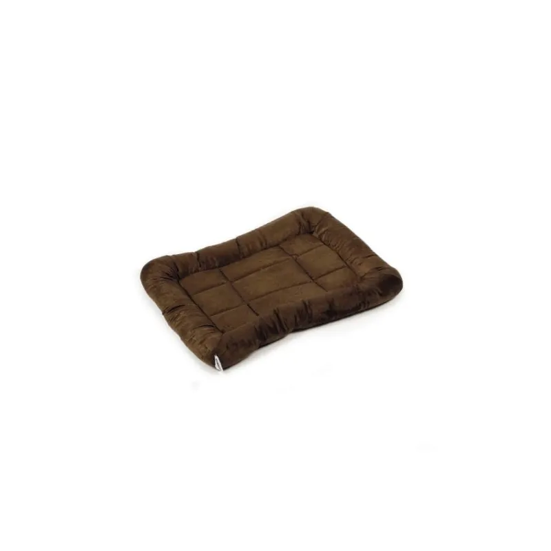 Beeztees Лежак плюшевый Rest Bed, коричневый