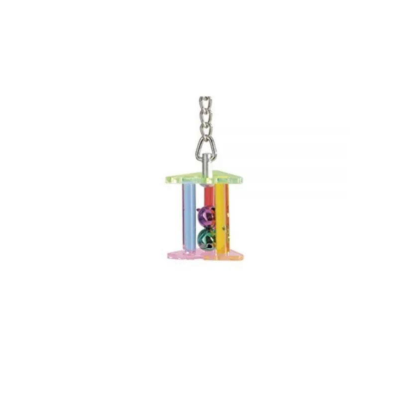 Beeztees Игрушка акриловая с двумя колокольчиками