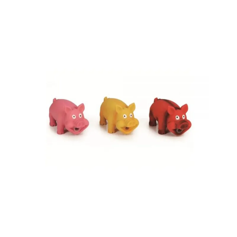 Beeztees Игрушка латексная Поросёнок с пищалкой