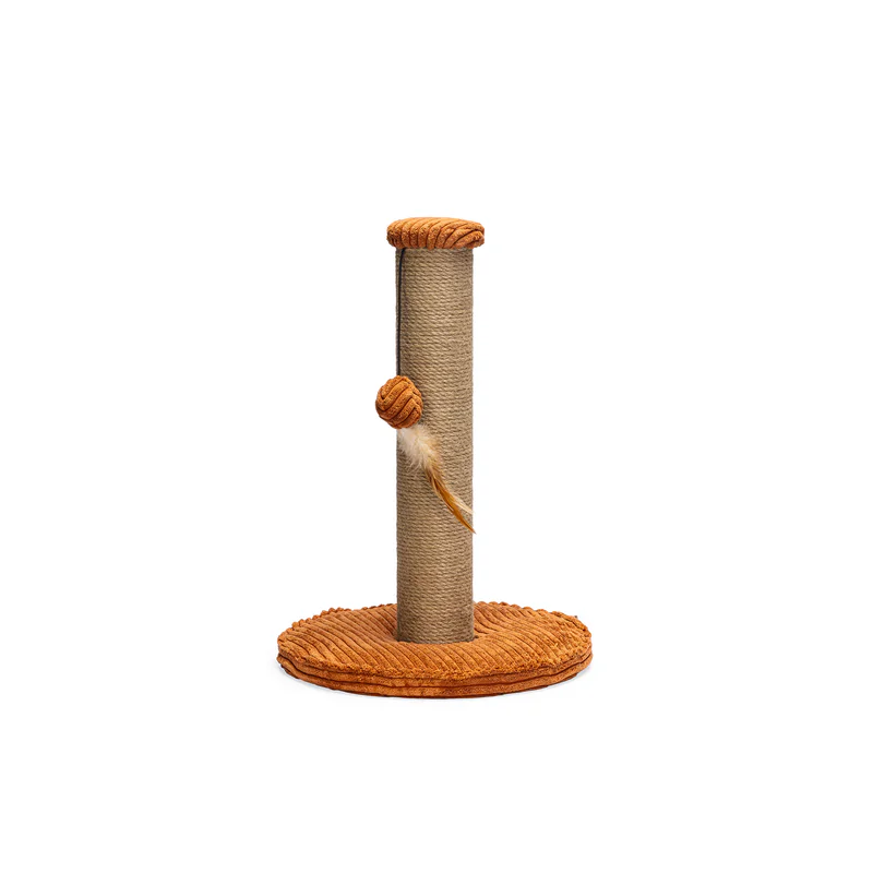 Beeztees Когтеточка Ribbed, терракотовый