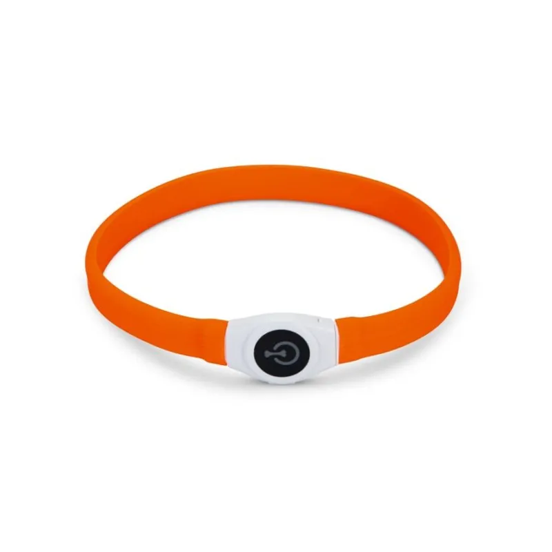 Beeztees Ошейник силиконовый с LED и USB
