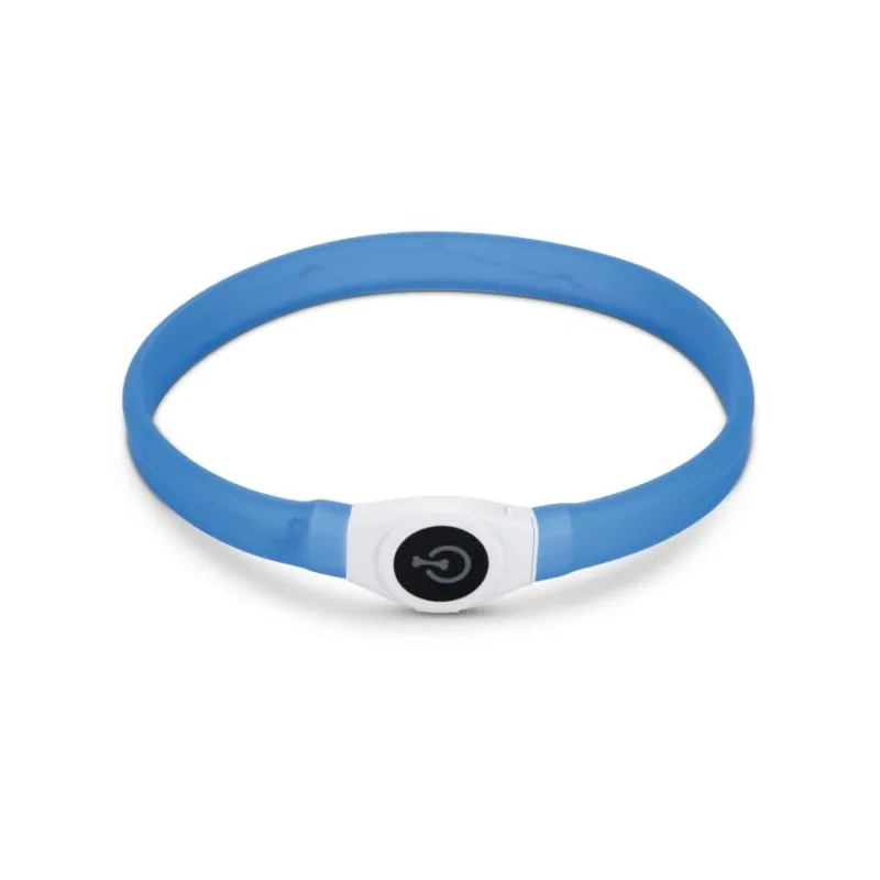 Beeztees Ошейник силиконовый светящийся с USB