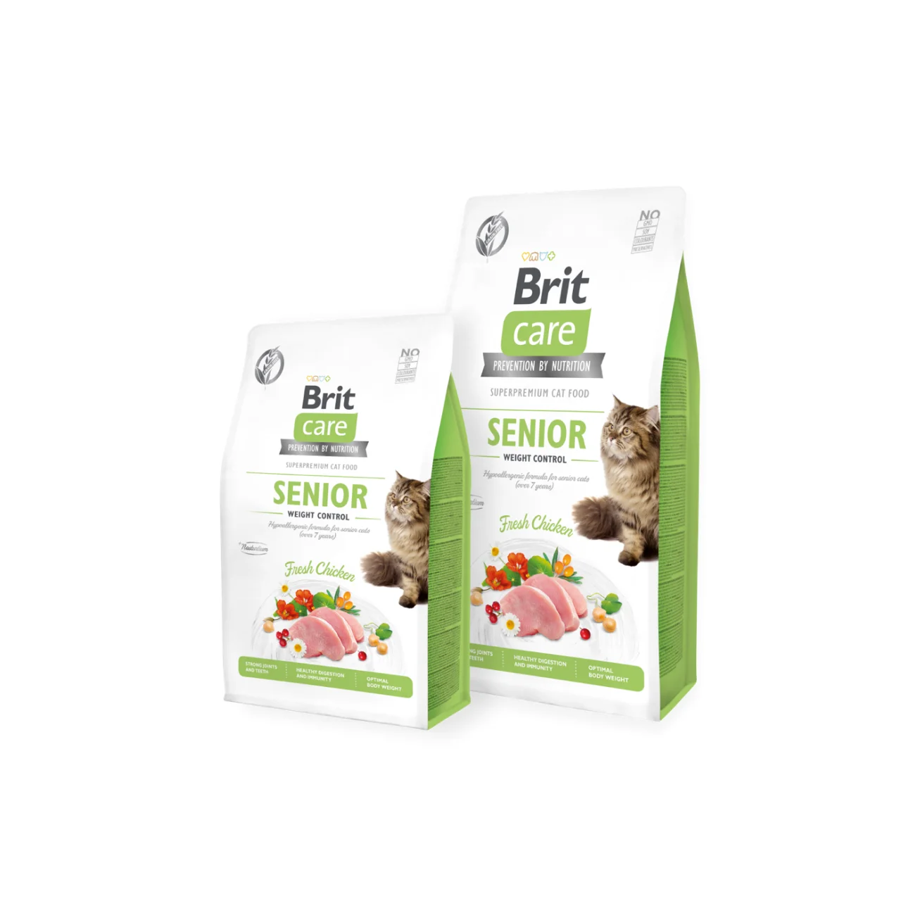Brit Care Cat Grain-Free Senior and Weight Control, 2 кг