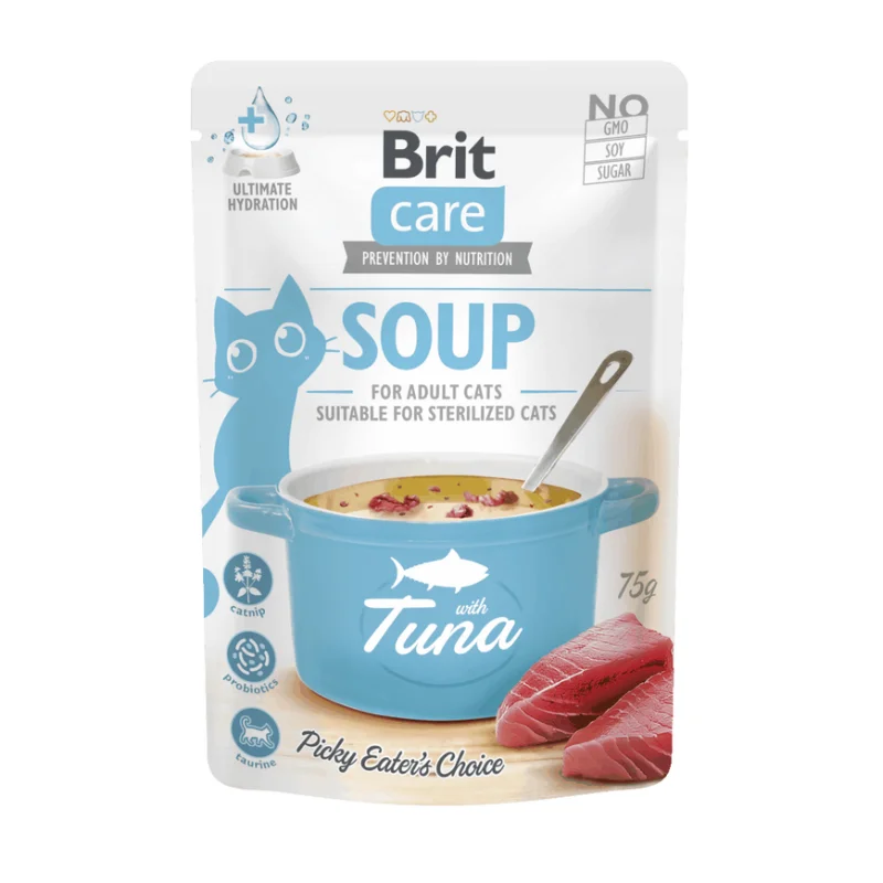 Brit Care Cat Soup, тунец, 75 г