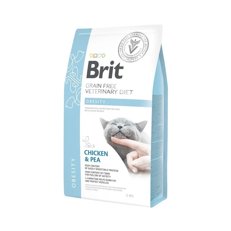 Brit Veterinary Diet Cat Obesity, pui, 2 kg
