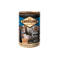 Carnilove Can Dog Wild Meat, лосось, индейка, 400 г