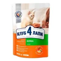 Club 4 Paws Kitten, курица, 300 г
