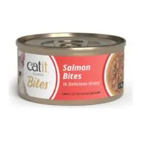 Catit Cuisine Bites, лосось, кусочки в соусе, 75 г