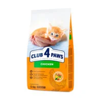 Club 4 Paws Kitten с курицей — сухой корм для котят