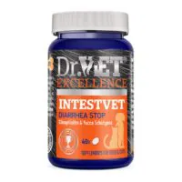 Dr. Vet IntestVet, средство от диареи для собак и кошек, с цеолитом и юккой, 40 таблеток