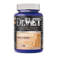 Dr. Vet SeniorVet, добавка для пожилых собак и кошек, 7+, 100 таблеток