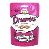Dreamies подушечки с говядиной лакомство для кошек, 60 г