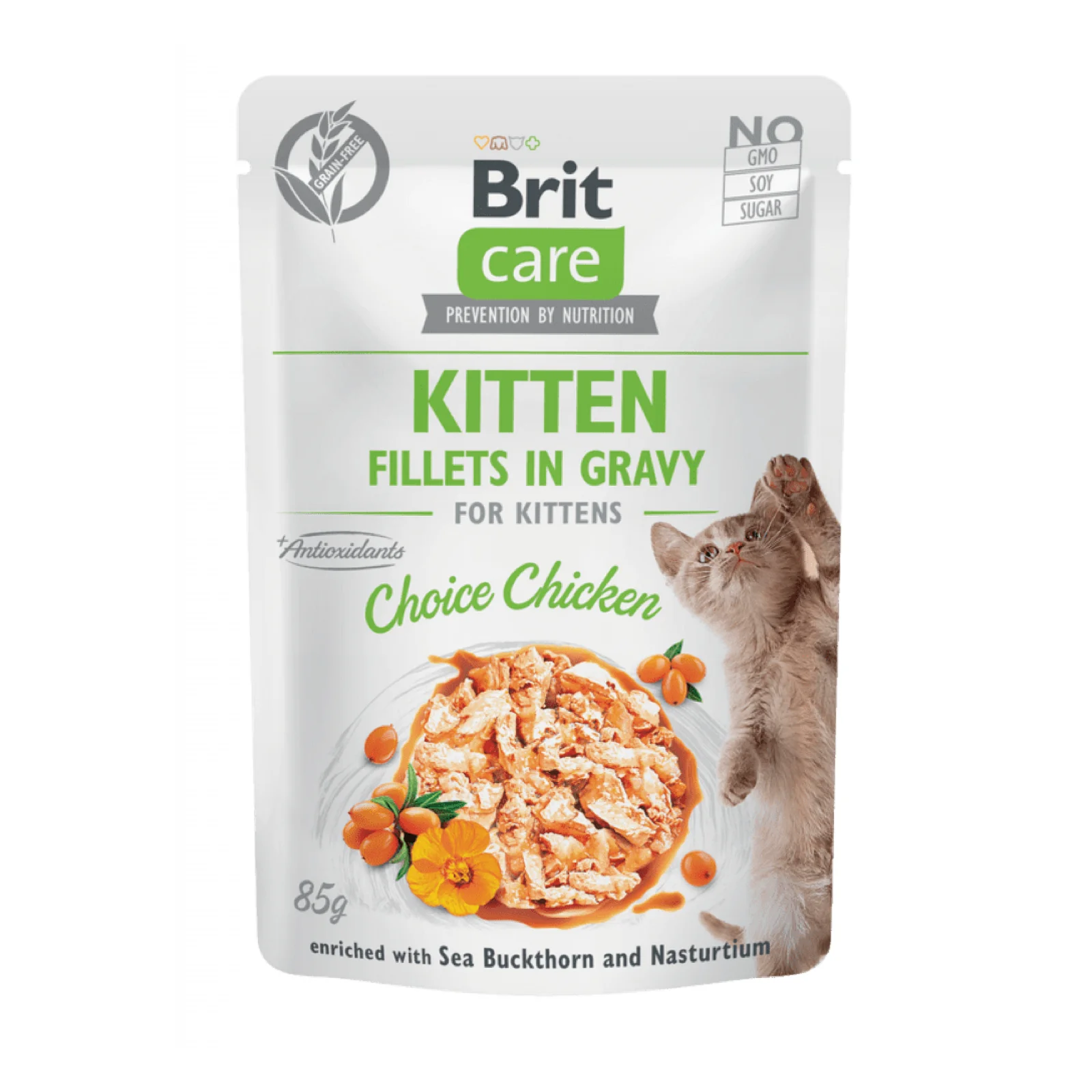 Brit Care Kitten для котят с курицей 85 гр