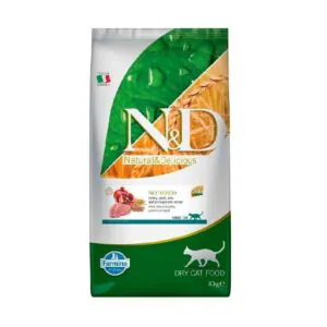 Farmina N&D Ancestral Grain Cat с индейкой, гранатом, полбой и овсом для стерилизованных, сухой корм для стерилизованных кошек, 10 кг