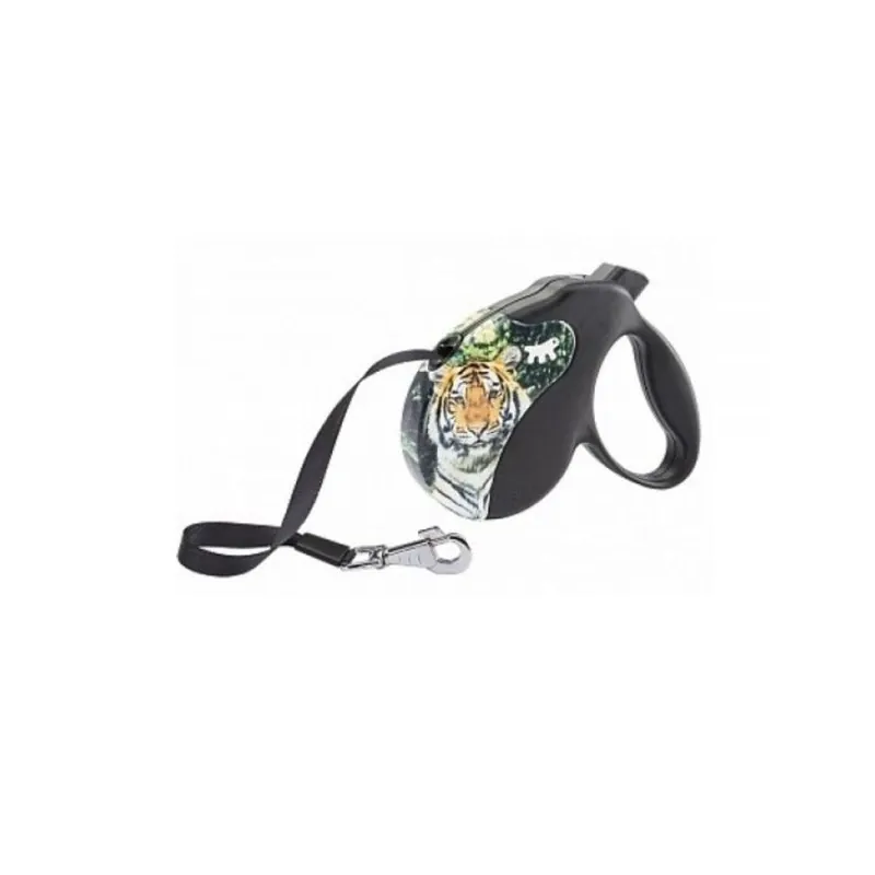 Ferplast Поводок-рулетка Amigo Tape Decor Tiger