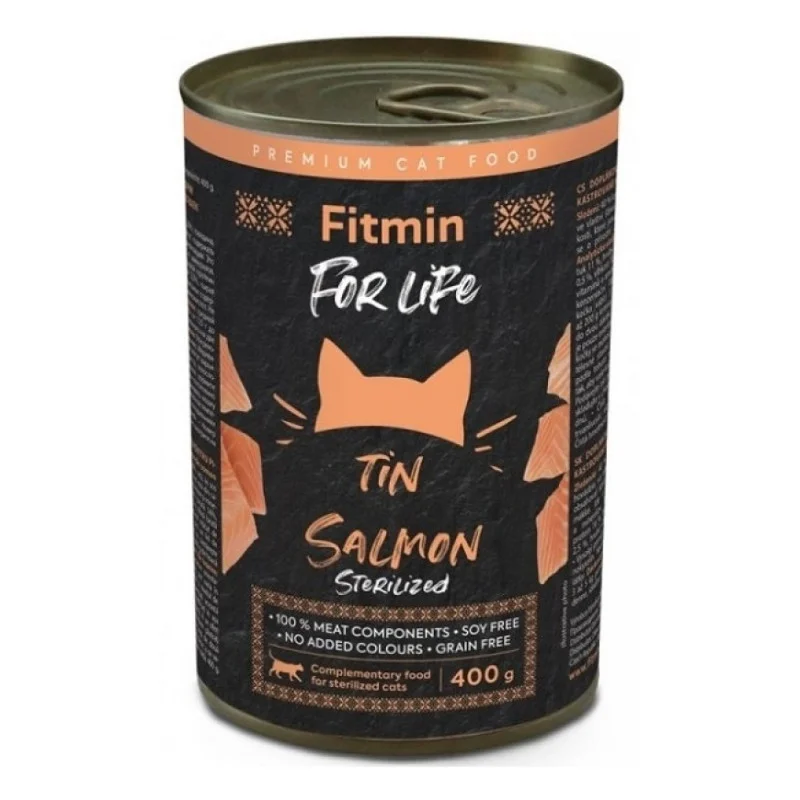 Fitmin For Life консерва стерилизованный лосось (400 г)