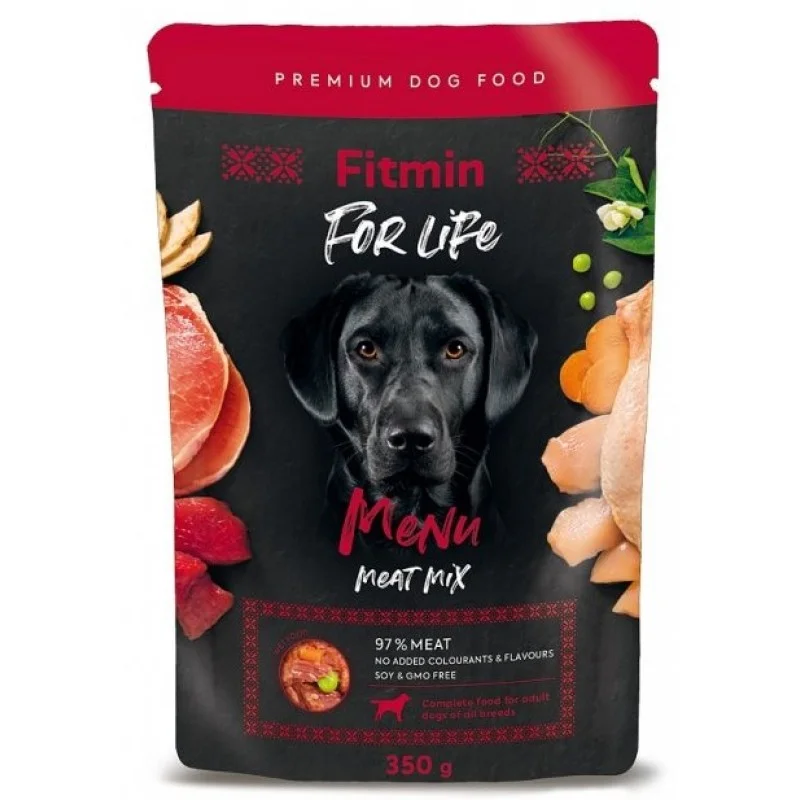 Fitmin For Life MENU мясной микс пауч (350 г)