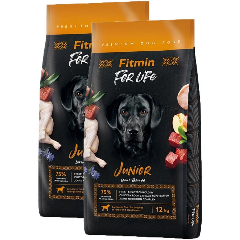 Fitmin For Life Junior Large, 12 кг