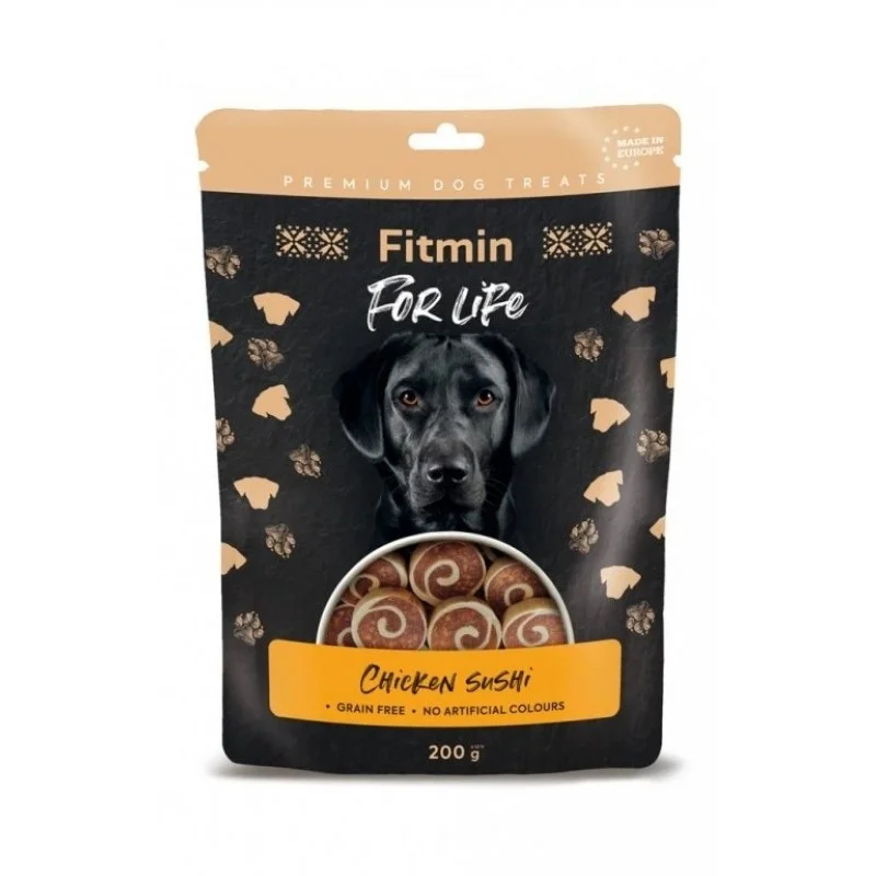Fitmin For Life Treat Sushi, лакомство для собак, курица, 200 г