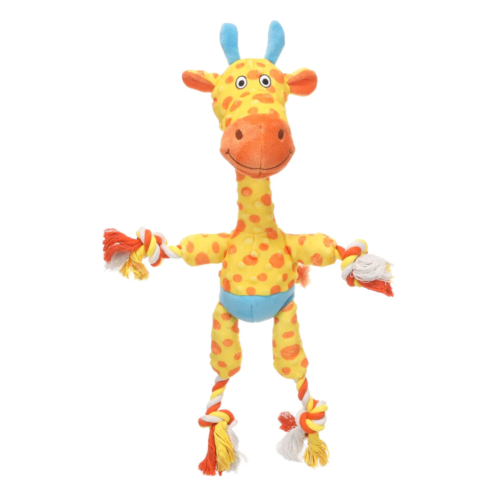 Flamingo Torris Giraffe, мягкая игрушка для собак с канатом
