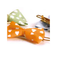 Бантик с металлической заколкой Big Satin Bows