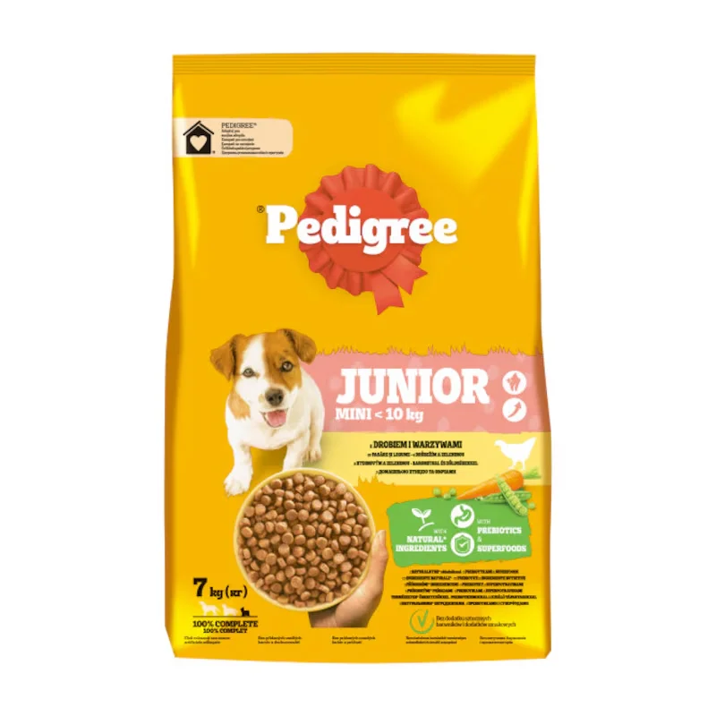 Pedigree Adult для взрослых собак средних и крупных пород с курицей и овощами, 7 кг