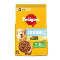 Pedigree Junior для щенков средних и крупных пород с птицей и овощами, 3 кг