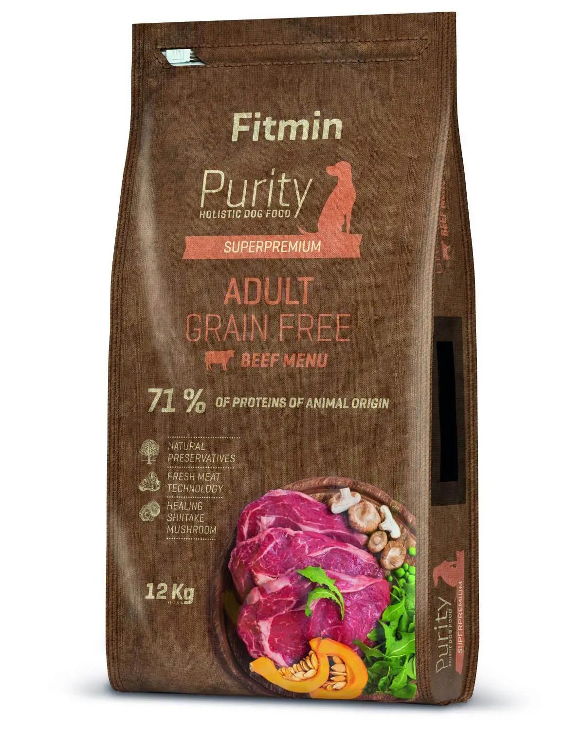 Fitmin Purity GF Adult Beef, 12 kg