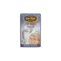 Cat Fest, треска с форелью, в желе, 70 г